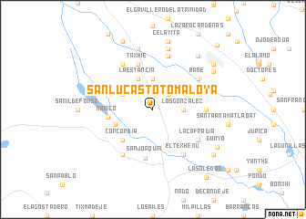 map of San Lucas Totomaloya