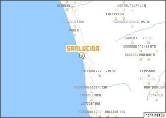 map of San Lucido