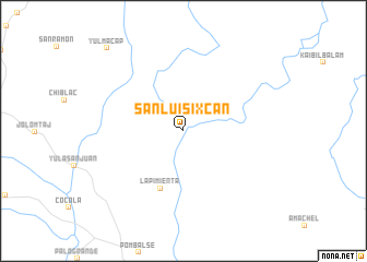 map of San Luis Ixcán