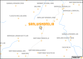 map of San Luis Morelia