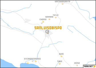 map of San Luis Obispo