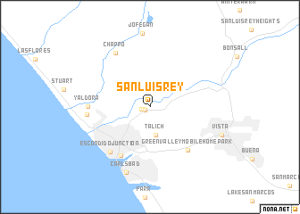 map of San Luis Rey