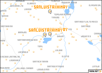 map of San Luis Taxhimay