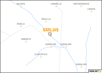 map of San Luis