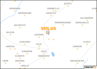 map of San Luis