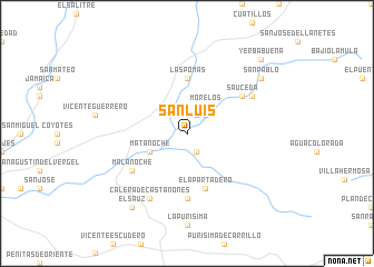 map of San Luis