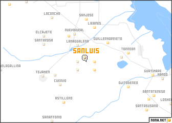 map of San Luis