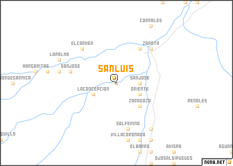 map of San Luis