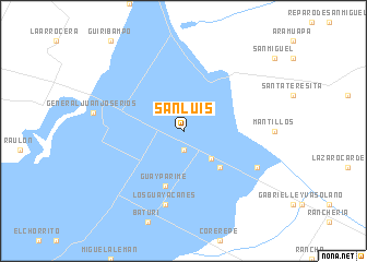 map of San Luis