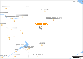 map of San Luis