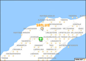 map of San Luis