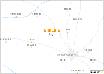 map of San Luis