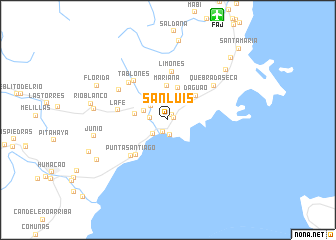 map of San Luis