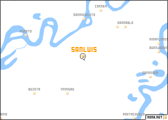 map of San Luis