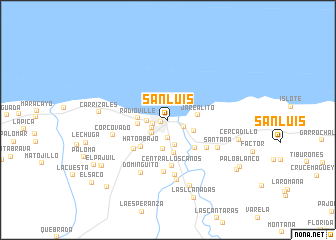 map of San Luis
