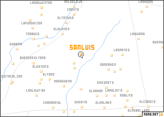 map of San Luis