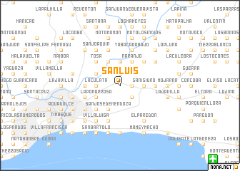 map of San Luis