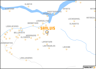 map of San Luis