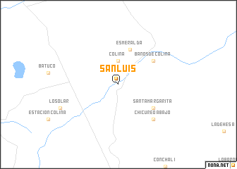 map of San Luis