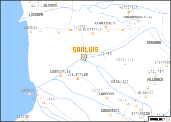 map of San Luis