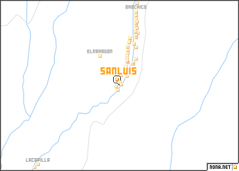 map of San Luis