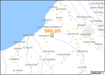 map of San Luis