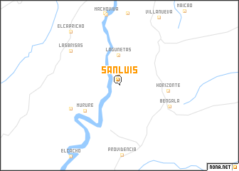 map of San Luis