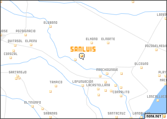 map of San Luis