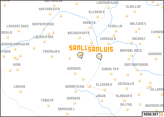 map of San Luis