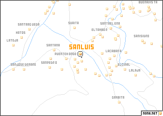 map of San Luis