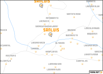 map of San Luis