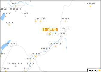 map of San Luis