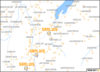 map of San Luis