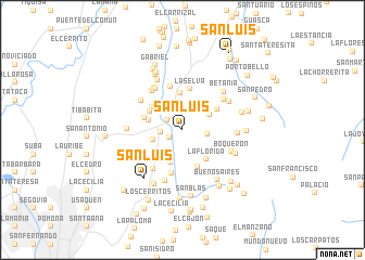 map of San Luis