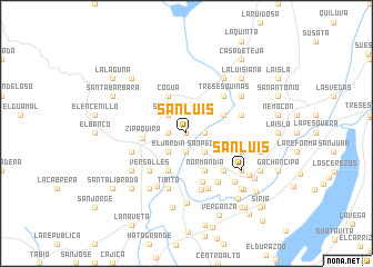 map of San Luis