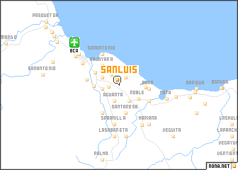 map of San Luis