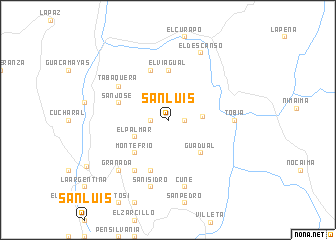 map of San Luis