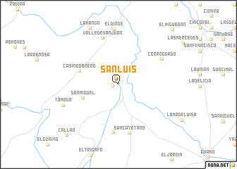 map of San Luis