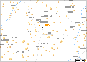 map of San Luis