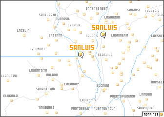 map of San Luis