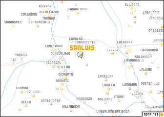 map of San Luis