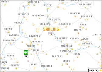 map of San Luis