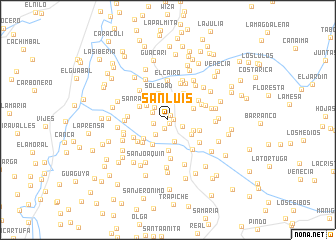 map of San Luis