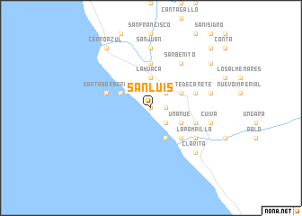 map of San Luis