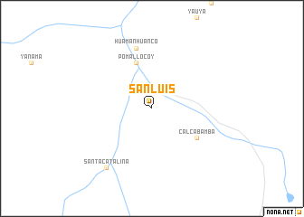 map of San Luis