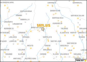 map of San Luis