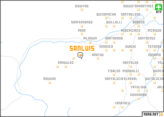 map of San Luis