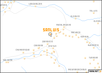 map of San Luis