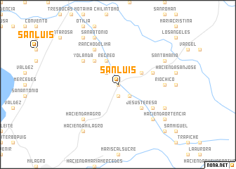 map of San Luis