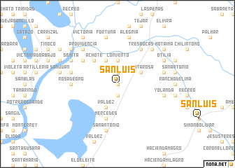 map of San Luis